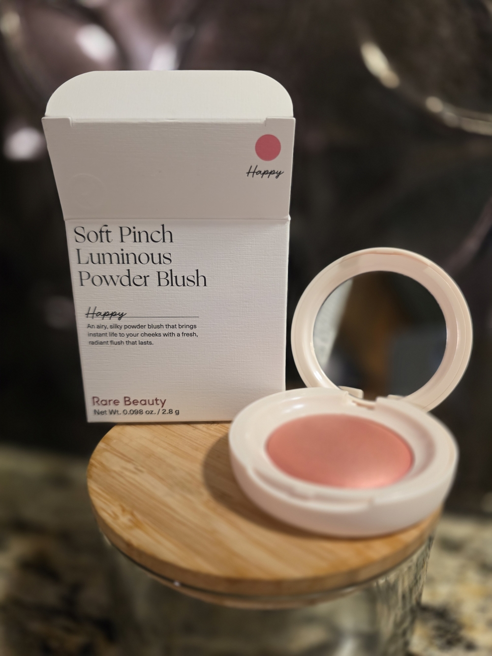 Rare Beauty Soft Pinch Luminous Powder Blush — Happy Pink
